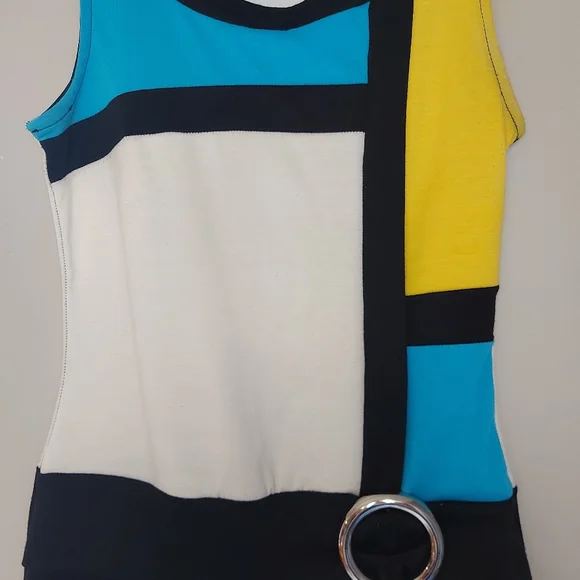 Colour Block Dress - Picture 3 of 8
